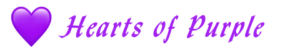 hearts of purple logo