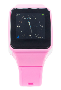 Pink security watch