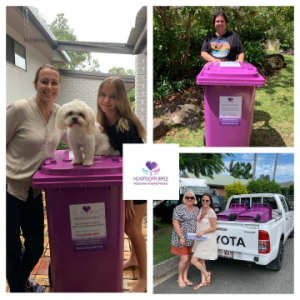 Purple bins fundraiser