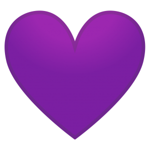 hearts of purple icon